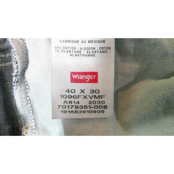 Wrangler Jeans Men's 40x30 - Picture 9 of 9